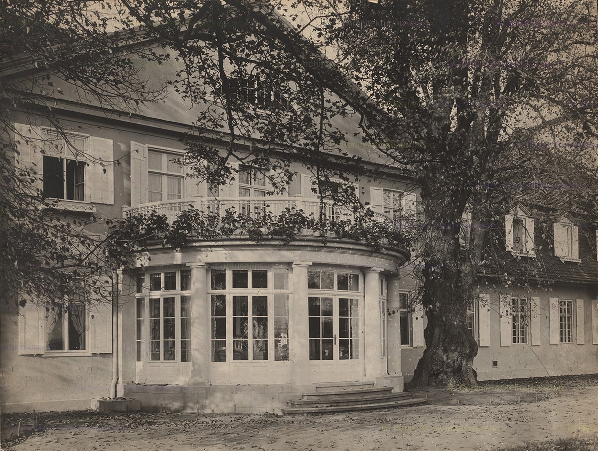 Historische Ansicht der von Paul Schultze-Naumburg gebauten Villa Mendelssohn Bartholdy (undatiert)